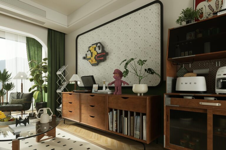 Móveis com aparência vintage que funcionam em apartamentos pequenos